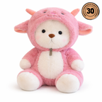 Huggly™ Różowy Miś w Ubranku – Idealny Prezent dla Niej 💖