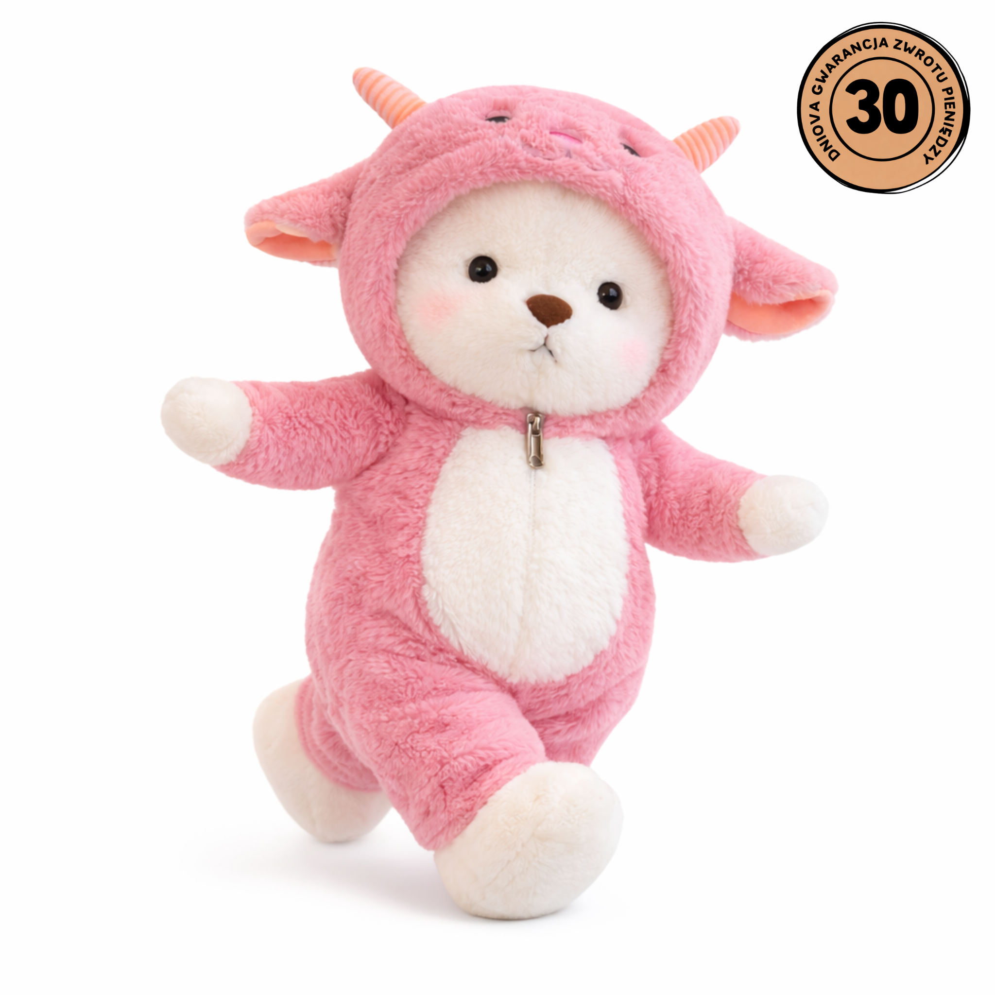 Huggly™ Różowy Miś w Ubranku – Idealny Prezent dla Niej 💖