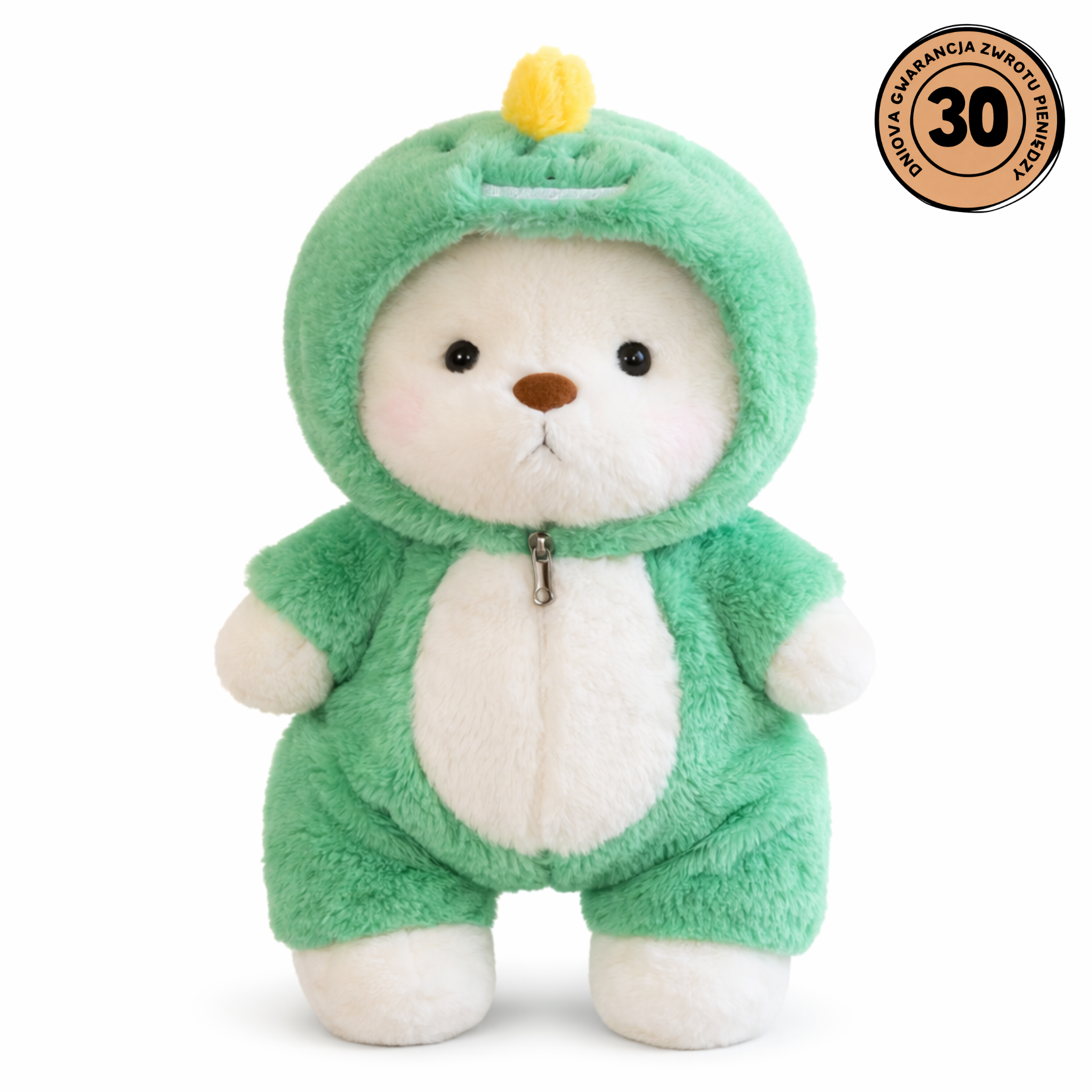Huggly™ Zielony Miś w Ubranku – Idealny Prezent dla Niej 💖