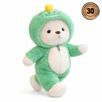 Huggly™ Zielony Miś w Ubranku – Idealny Prezent dla Niej 💖